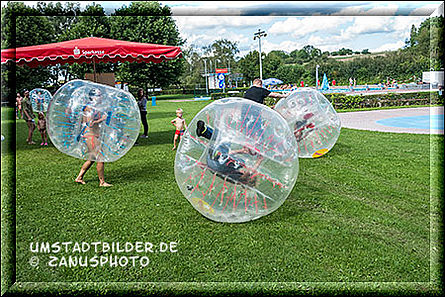 Bubble Balls in Aktion