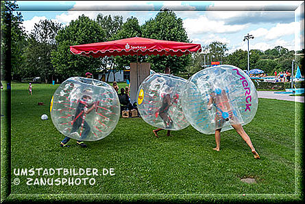 Bubble Balls in Aktion